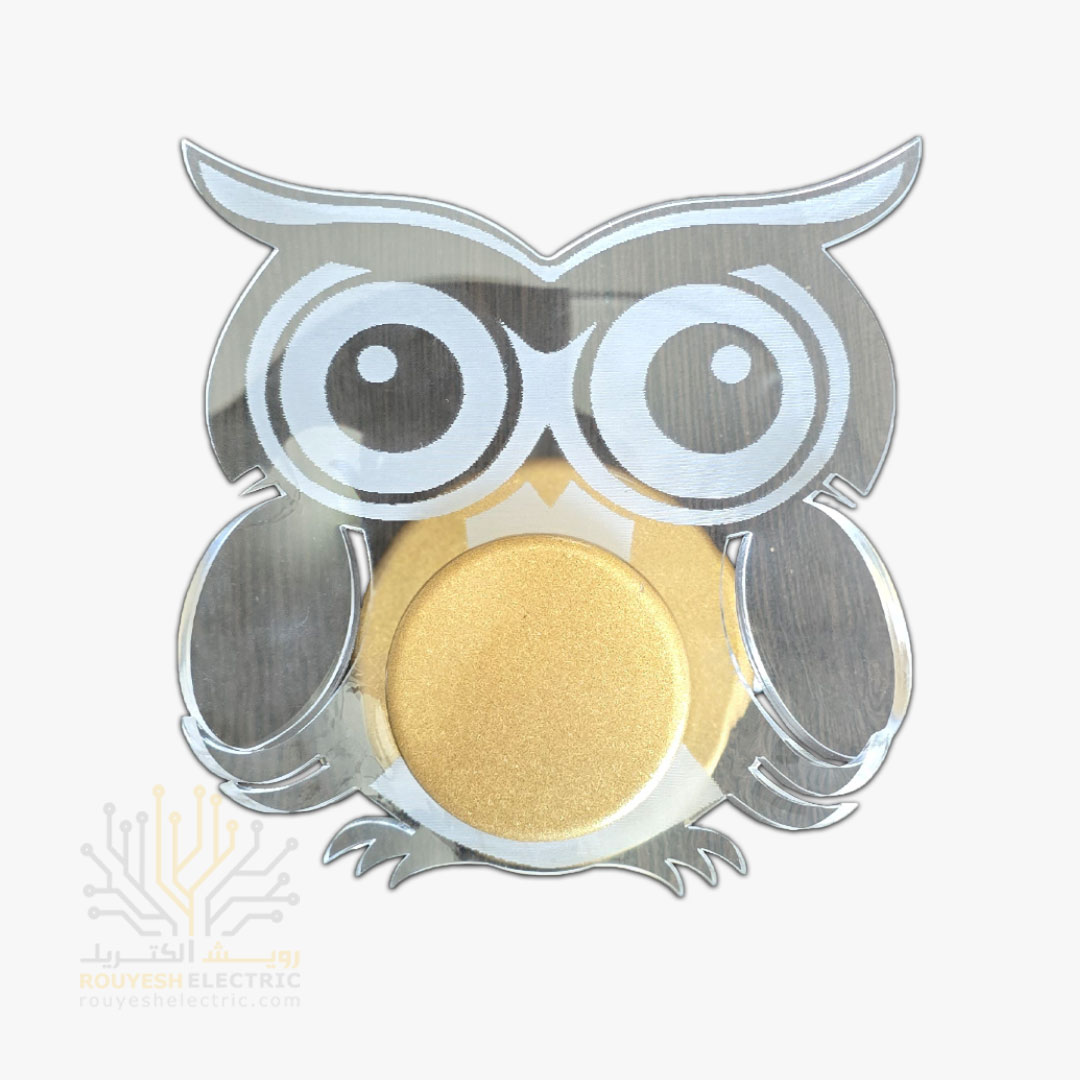 چراغ خواب دیواری برند شب افروز مدل پلکسی کد 1007 رنگ آبی